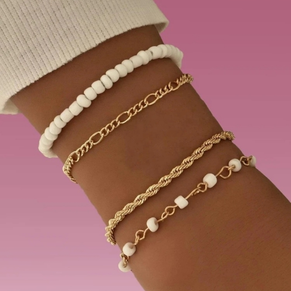 4pcs Bead Design Bracelet